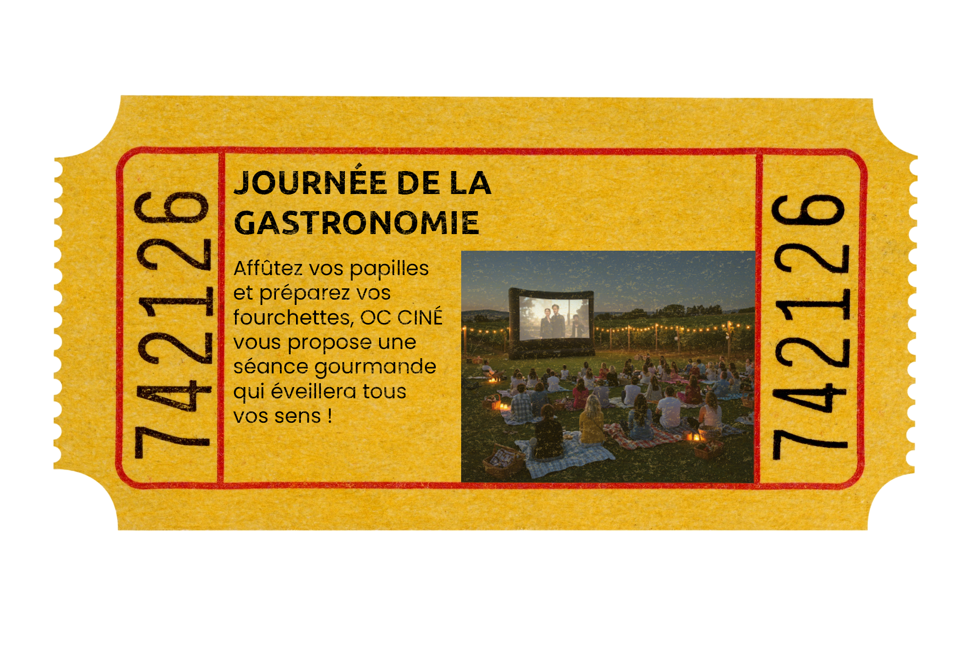 OC ciné - Desktop - Journée de la gastronomie